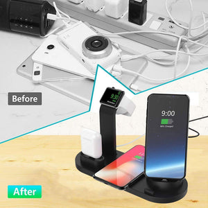 Wireless Charger 4 in 1 Fast Holder Stand