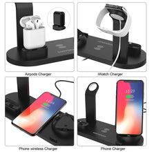 Load image into Gallery viewer, Wireless Charger 4 in 1 Fast Holder Stand
